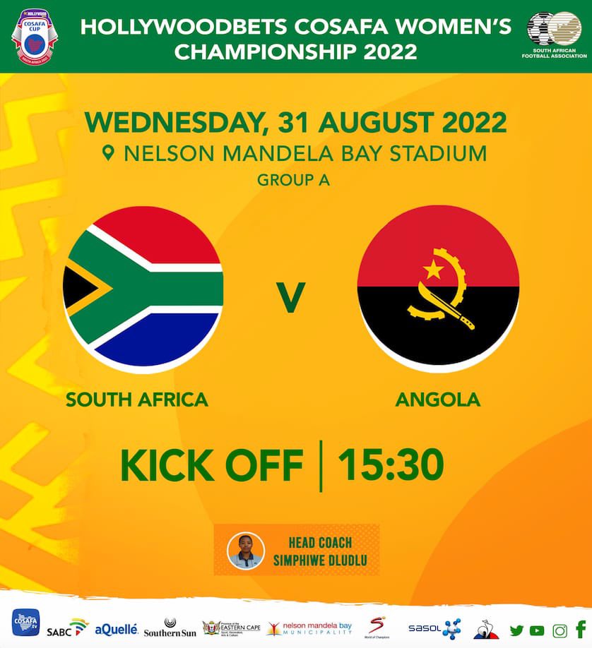 All the best <a href="/Banyana_Banyana/">Sasol Banyana Banyana</a> for this afternoon encounter.
