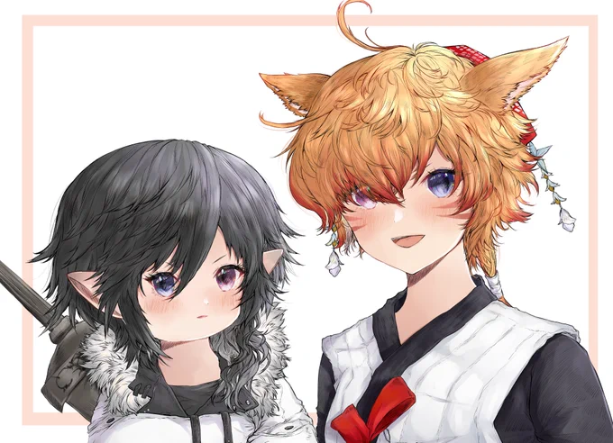 あまり描けてないけどどれもお気に入り!#今月描いた絵を晒そう #FF14 