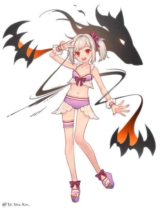pixivリクエストで描かせていただきました。夏に間に合わせたかったけど本当にギリギリになってしまってすみません、リクエストありがとうございました 