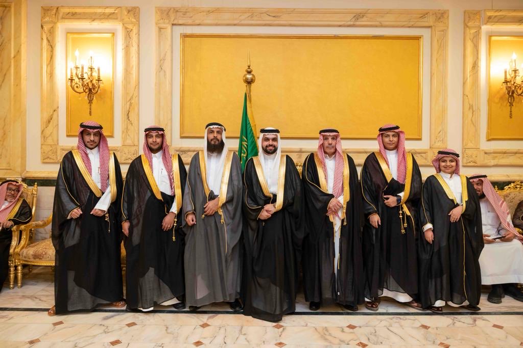 alsaeedfamily's tweet photo. احتفل ابن العم عبدالعزيز بن سليمان السعيد (ابوراكان) بزواج كريمته على فوزان بن محمد الفوزان، وذلك في يوم الخميس 27-1-1444هـ. 

بارك الله لهما وبارك عليهما وجمع بينهما في خير https://t.co/Jy5sKVhSvh