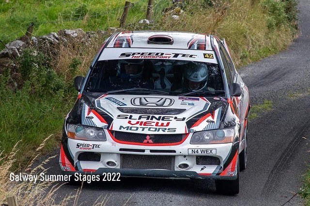 Talbyrn's tweet photo. Top Part News ………Top Part West Coast Rally Championship…. Group N Champions for 2022 Thomas O Rourke and Tomas Scallan from Wexford . Evo 9 Pics by @Kevinshields33 and @slaneyviewhonda @Talbyrn @WesleyRoberts13 @JjtynanJohn @Aidanwalshmark1 https://t.co/MrSKUJ8TMW