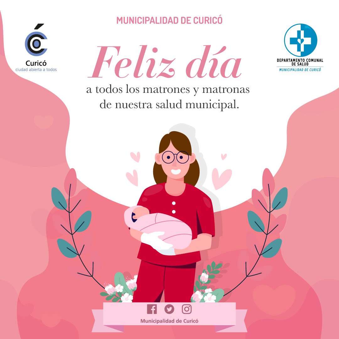 [FELIZ DÍA MATRONAS Y MATRONES]
Hoy saludamos a todas las matronas y matrones de nuestra Salud Municipal, quienes acompañan a las mujeres en todo su ciclo vital, principalmente la salud sexual y reproductiva, el envejecimiento saludable y el cuidado de los recién nacidos.
