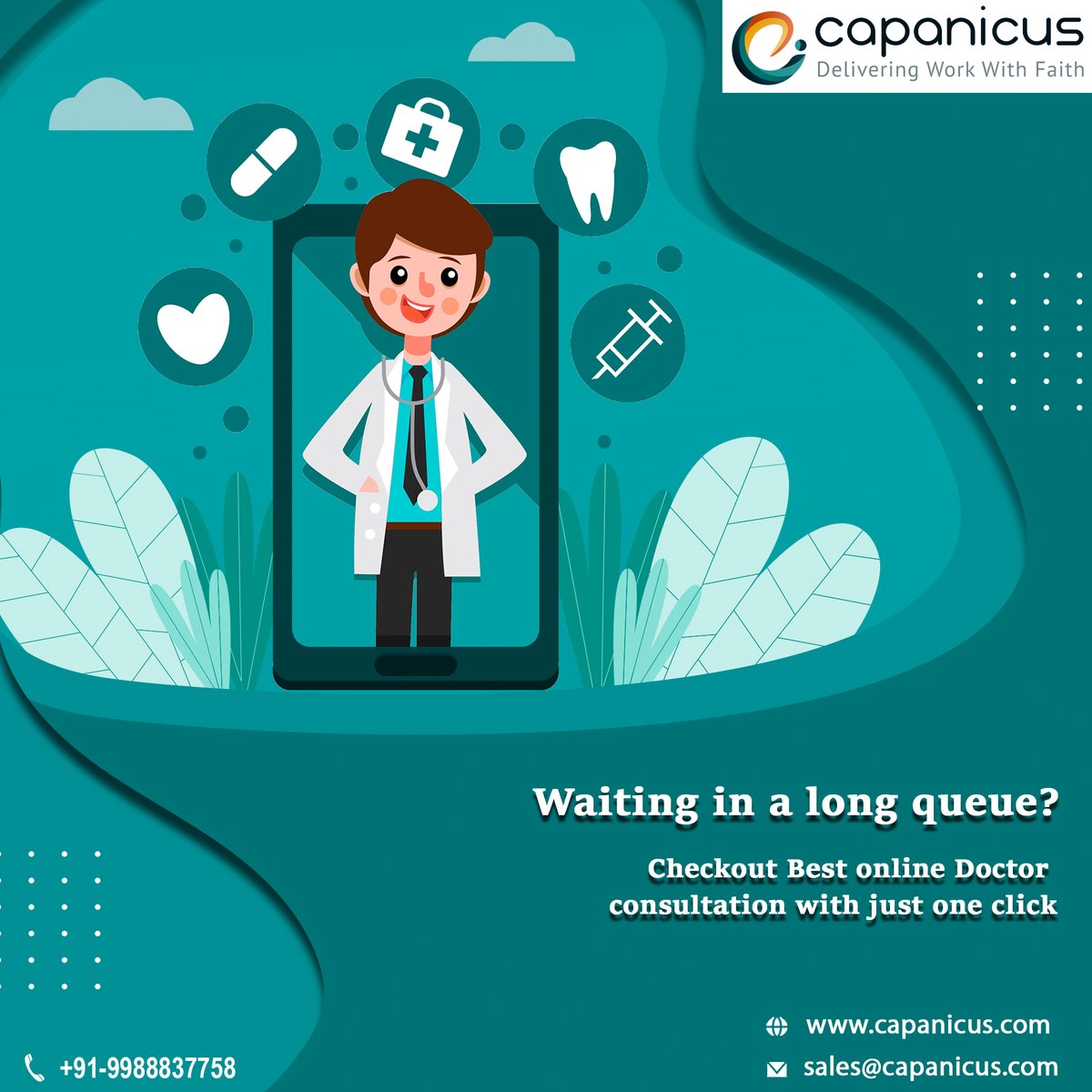 Capanicus's tweet photo. Our healthcare developers build original apps and improve  already-existing solutions, enabling virtual connections between patients and healthcare professionals.

#mobileappdevelopment #webdevelopment #telemedicineapp #healthap #appdevelopmentcompany https://t.co/pVNtpkGh0q