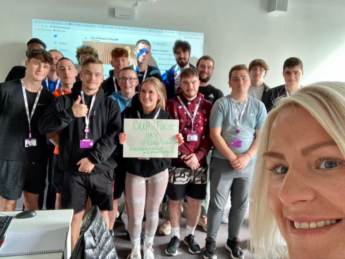 FitnessCoGC's tweet photo. First week for Health, Fitness and Sports Performance in Communication class today ready to embrace a fantastic year. https://t.co/N3H62IZQKw