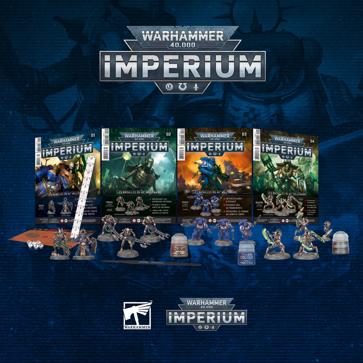 gameone's tweet photo. RT + Follow pour tenter de gagner la collection complète Warhammer 40,000 : Imperium 🎁
➡️ https://t.co/g6E37jlMCd

Fin du #concours et tirage au sort le 14/09 à 10h !

#TEAMG1 https://t.co/sDEMmhSLjz