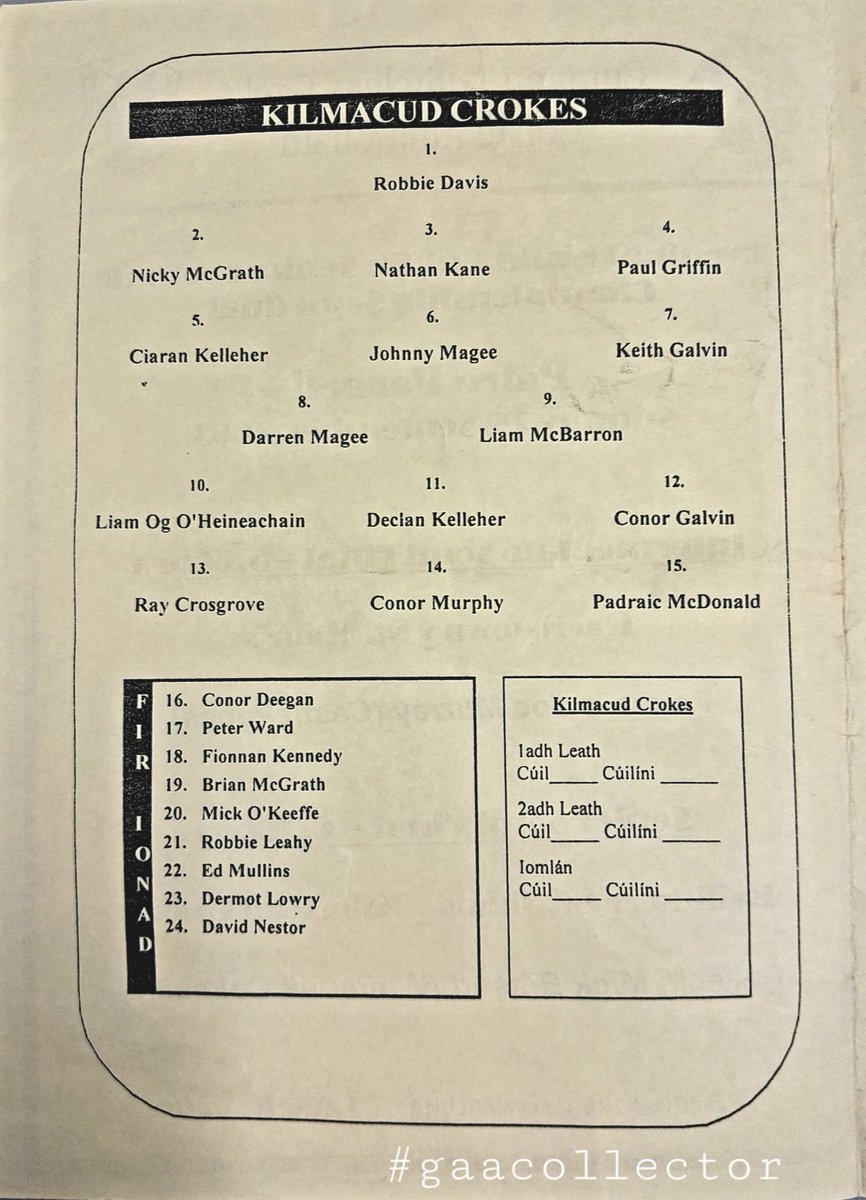 Dublin GAA Programme Collector tweet media