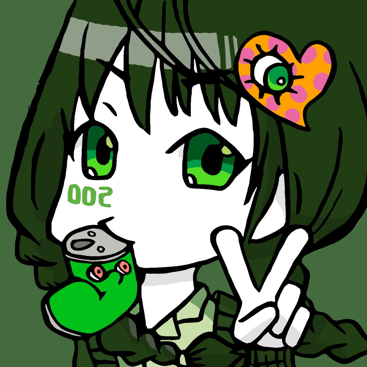 16snow_pandora's tweet photo. 【祝🎉Poubelleオーナー】

我らが戦友 @tweeeeezer さんが、2代目PoubelleMIDO-KAN #2 のオーナーとして競り勝ちました！！！大興奮の時間をありがとう！！！
めちゃくちゃ勝手にコラボファンアートしちゃった🤣🤣
チビcoolgirlも#002だし、2が好きみたい♪
#CTD
#CHIBIcoolgirl
#poubelle
#Fanart https://t.co/Ykzpi8cpzy