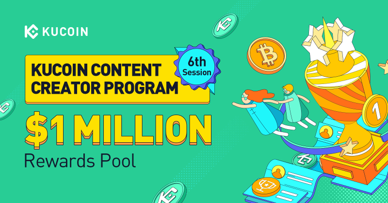 kucoincom's tweet photo. Earn #BTC in September — 6th Session of the #KuCoin Content Creator Program