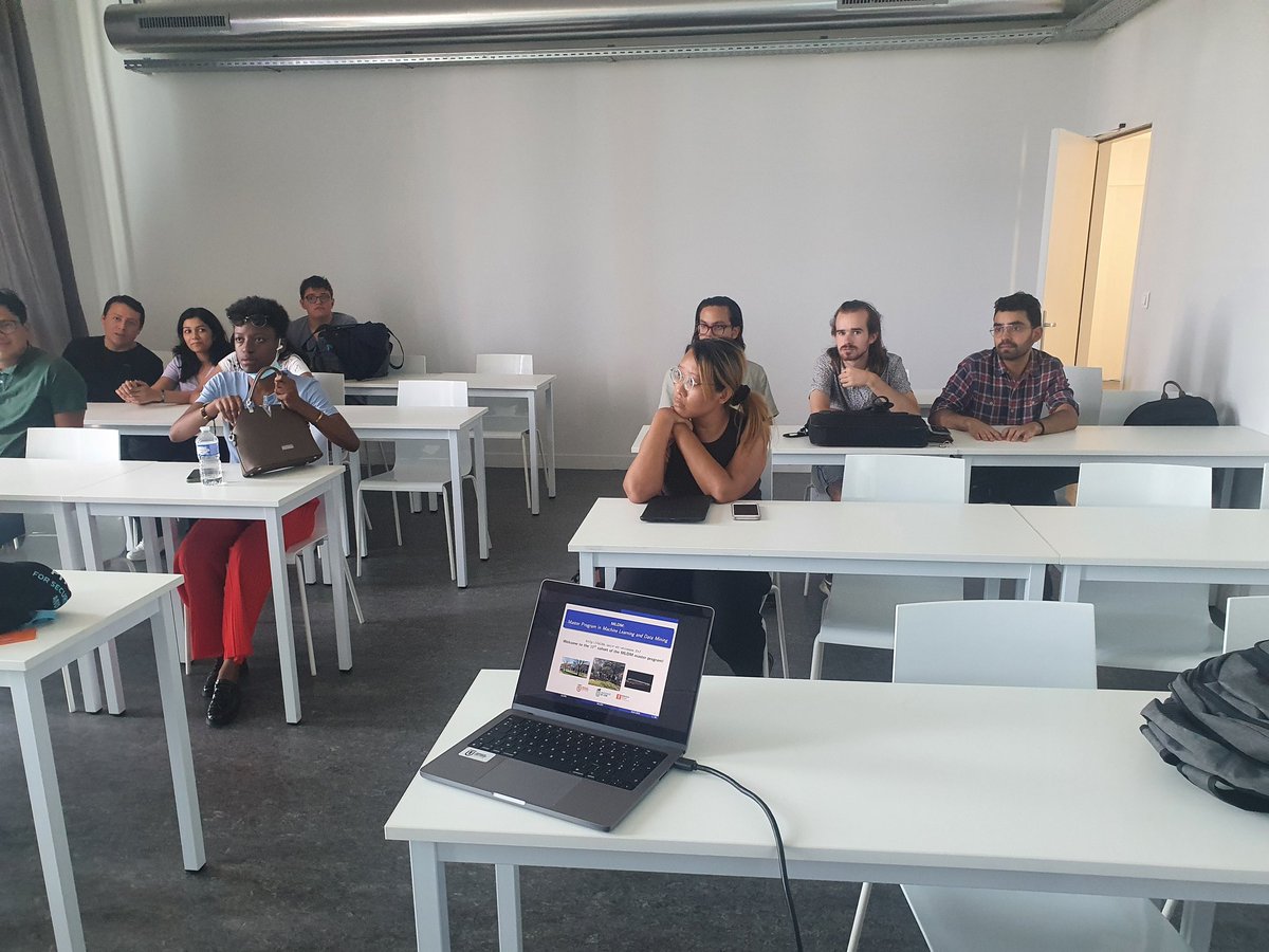 DegreeMldm's tweet image. We are delighted to introduce you MLDM students Intake 2022-2024 ! #MLDM #machinelearning #datamining @Univ_St_Etienne @ManutechSleight