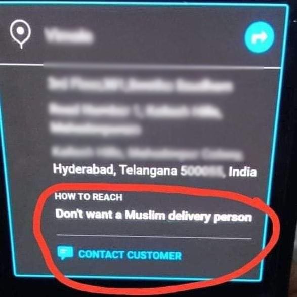 dearmohdumar's tweet photo. Dear @Swiggy समानता वाला संविधान भाड मे जाए
आप अपने धंधे को बचाईए
अगर कस्टमर नाराज हो गया तो धंधा बंद पड जाएगा
संविधान नाराज हुआ तो क्या फर्क पडता है
लगे रहिए धंधा बचाईए धंधा बढाईए
संविधान विरोधी तो सरकार है आप भी उसमे शामिल हो गये तो क्या फर्क पडता है https://t.co/tqYSrpCVzd