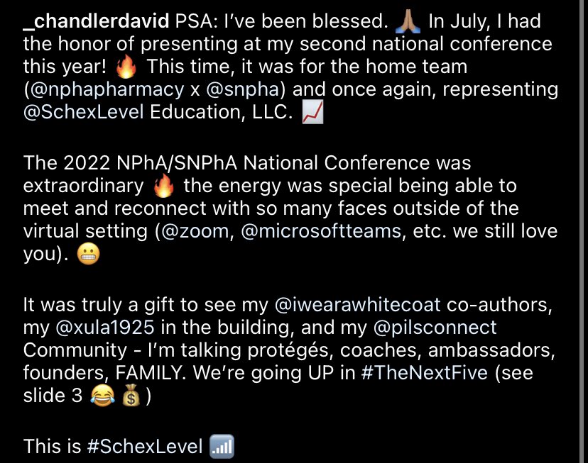 xulacop1's tweet photo. Wow! Our alum @_chandlerdavid is always doing something to be effective in his craft. We’re always going to be cheering you on! We hope to hear more about it! https://t.co/vc5fParN7J