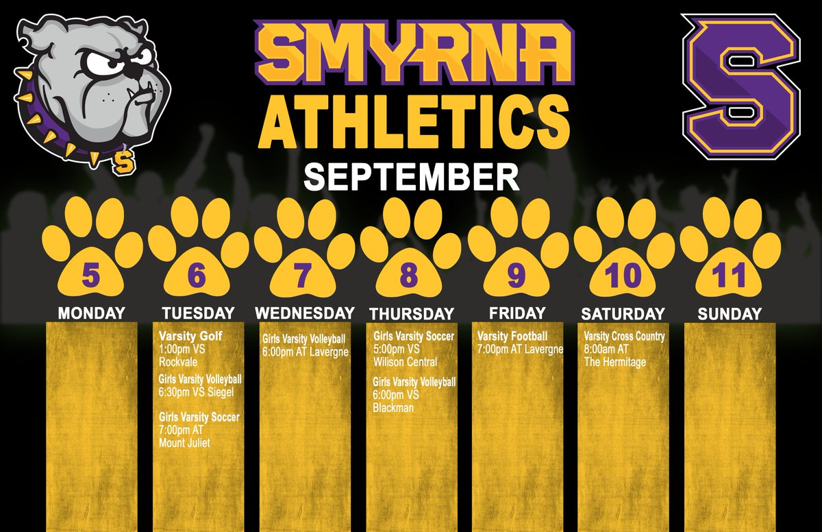 SHS-DigitalArts (@shs_digitalarts) on Twitter photo Week of 9/5-9/11 Athletics, another great job by DAD-IV student "Peanut".#onlyoneshs <a href="/SmyrnaBulldog/">Smyrna Bulldog</a> <a href="/smyrnaathletics/">Smyrna Athletics</a> <a href="/SHS_CTE/">Smyrna High CTE</a> Week of 9/5-9/11 Athletics, another great job by DAD-IV student "Peanut".#onlyoneshs <a href="/SmyrnaBulldog/">Smyrna Bulldog</a> <a href="/smyrnaathletics/">Smyrna Athletics</a> <a href="/SHS_CTE/">Smyrna High CTE</a>