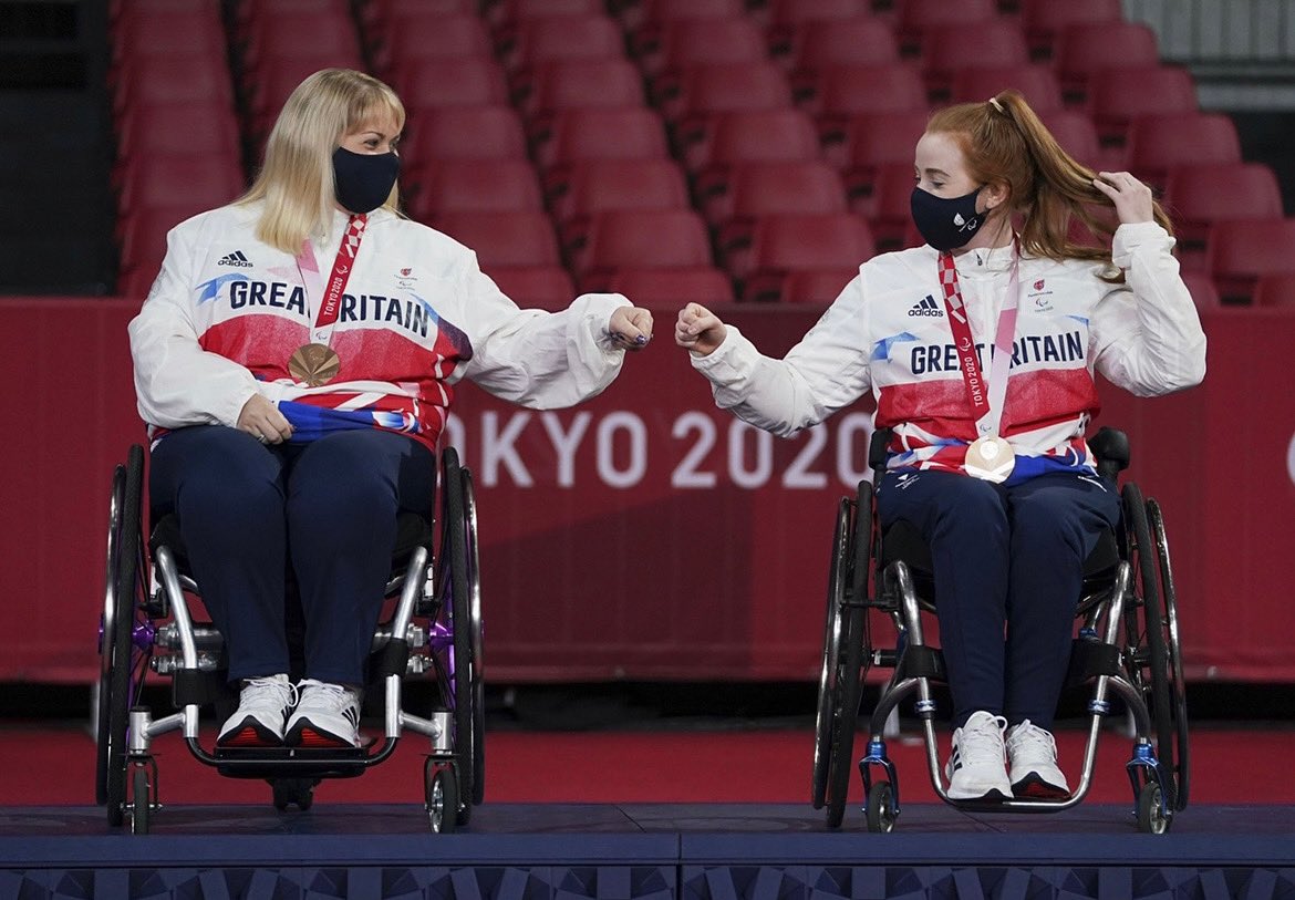 1 year ago today since we took 🥉 at the Paralympics!

It’s been a rollercoaster 12 months dealing with injury… and now I’m so ready to come back fighting to get myself back on the podium in Paris🇫🇷