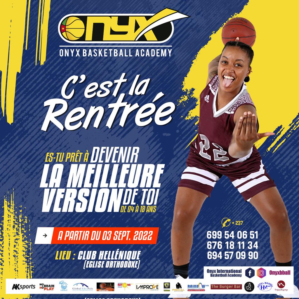 onyx_academy's tweet photo. Et nous reprenons les hostilités. Êtes vous prêts? Nous vous attendons tous massivement ce Samedi à partir de 09h au Club Hellénique de Bastos.
#ItsOnAgain
#RentréeOnyx https://t.co/r7zz9mmqZ9