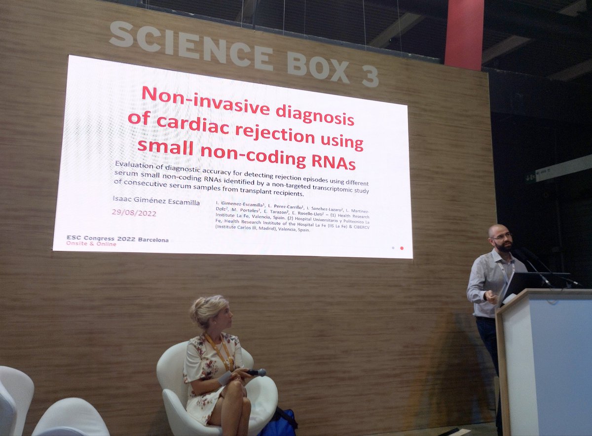 DMTCIISLAFE's tweet photo. Congratulations to our PhD Students @isaacgesc and @lorena568 for their presentations at the #ESCCongress  2022 @escardio!! 🥰 https://t.co/9oozXFkdNy