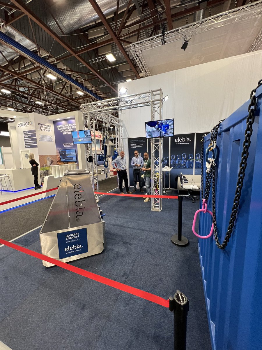 ElebiaAutohook's tweet photo. Come and see our HookBot in action at ONS. Booth2315. https://t.co/36eJuJ3vyT