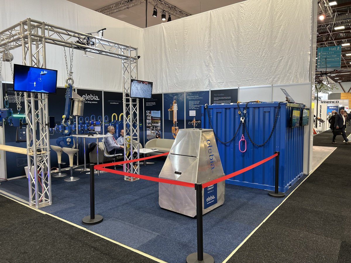 ElebiaAutohook's tweet photo. Come and see our HookBot in action at ONS. Booth2315. https://t.co/36eJuJ3vyT