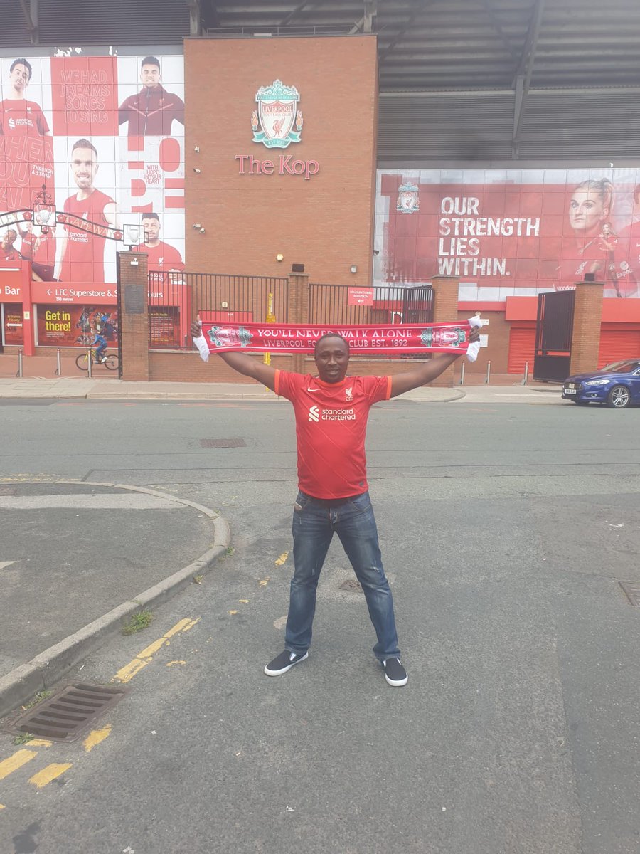 thecruggers's tweet image. At Anfield for the first time ,and obviously the Kop end will be my first place to take a picture . @LFC ,you're so good. YNWA