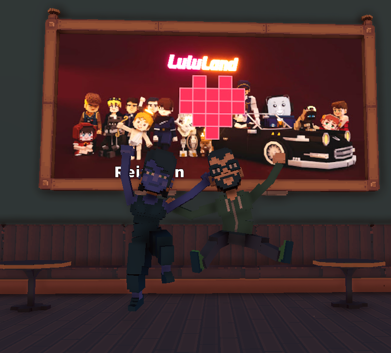 studentoftheo's tweet photo. @LuluLand_World @TheSandboxGame @TheSandboxKR @TheSandboxJP With @Reizalyn_VoxArt 😍🥰👩‍❤️‍👨 https://t.co/EABdfQcCaK