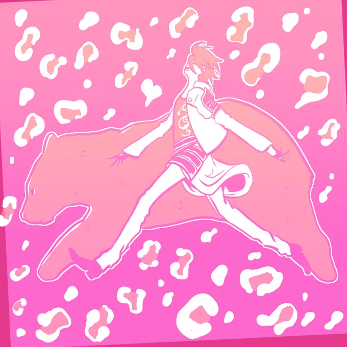 ✿カラーイラストの再放送です。もっと描きたいけれど寝なければいけないので、描いた気になる運動を…✿ 