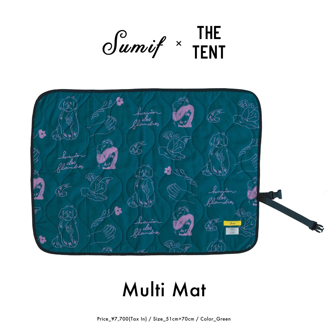 sumif_official's tweet photo. Sumif×TheTENTコラボマルチマット好評発売中！
ソファや車、アウトドアなど様々なシーンでお使い頂けるマルチマット。広げた時のサイズ感も程よく、丸めてコンパクトになる為持ち運びやすくなっています。表はポリエステル、裏は撥水加工を施した丈夫なナイロン生地の為水や汚れに強く、機能性◎ https://t.co/DhkMLyBSTx