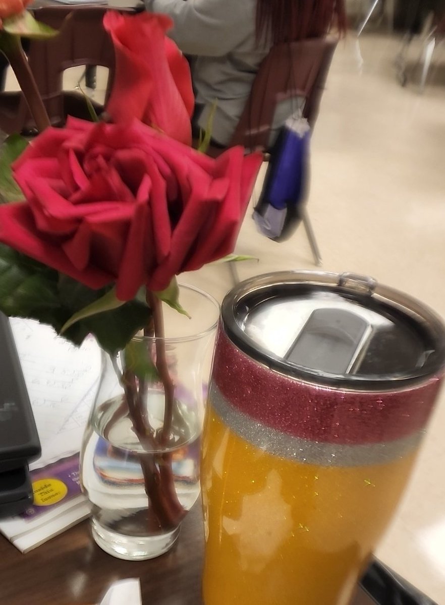 ECE_Sentered's tweet photo. When you finally make it to your desk and see roses....Thanks Ms. Shelby https://t.co/THfOaocjFl
