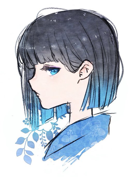 横顔のtwitterイラスト検索結果