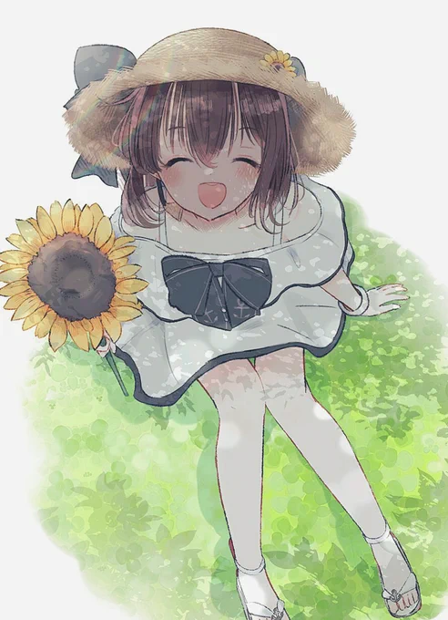 ひまわりと雪風#艦これ #雪風 