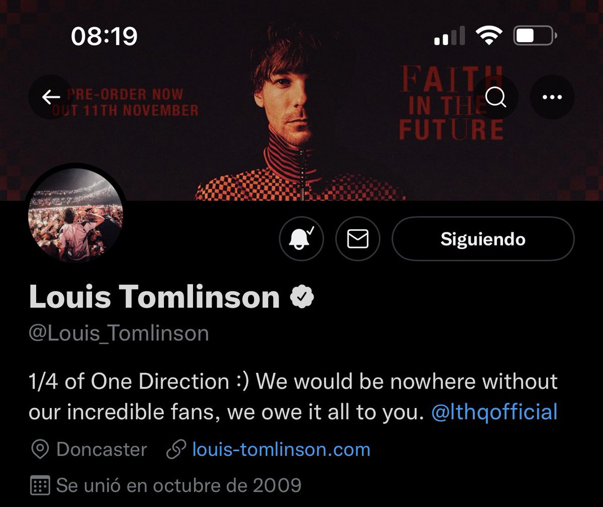 hslt280124's tweet photo. rt para firmar que estuvieron en el cambio de era #LouisTomlinson #LT369 # https://t.co/AjYRlAVLQc