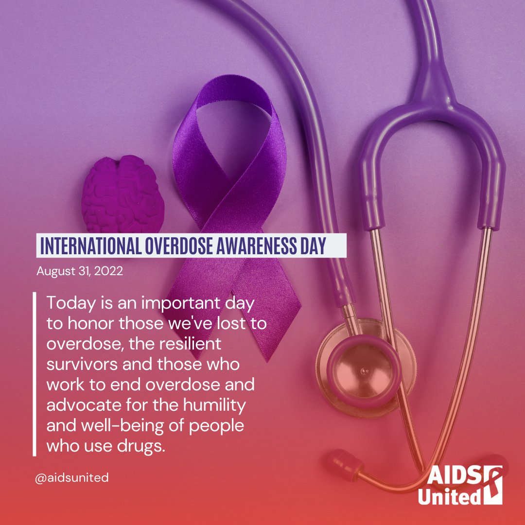 AIDSUnited's tweet photo. This International Overdose Awareness Day, we're honoring not just those we have lost to fatal overdose but also those who have loved and who have been loved by the people we’ve lost.

We see you. We support you. We love you. #IOAD2022

https://t.co/QJkKhoRHzJ https://t.co/cB066Ng8Mj