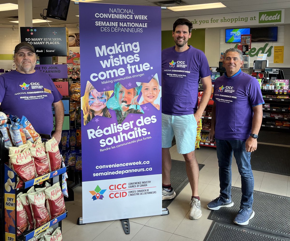 ConvenienceCan's tweet photo. Owner, Charles @NeedsStores in Stellarton NS, welcomed Minister @SeanFraserMP &amp; VP CICC Atlantic @MikeHammoud6 to help celebrate #NationalConvenienceWeek 🙏for visiting &amp; the great insights on the future of immigration &amp; the importance of small business. 💫💫 https://t.co/sk3AC9TUDb