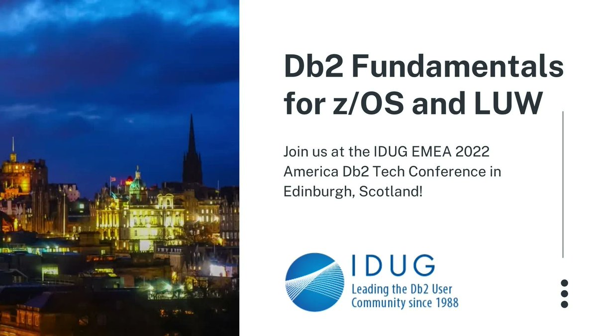 IDUG - The International Db2 Users Group tweet media