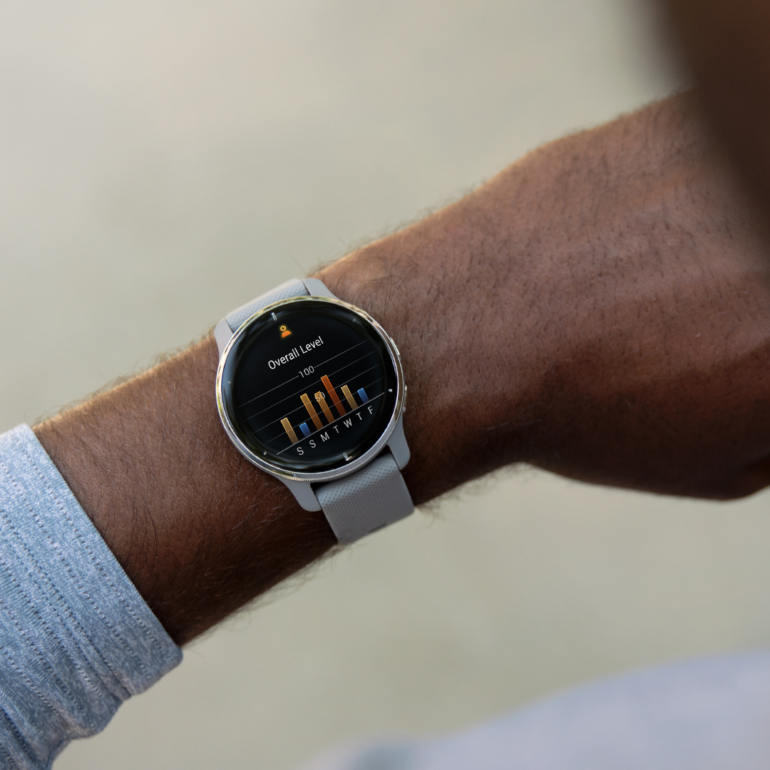 GarminFrance's tweet photo. Il est temps de faire une pause.
#Venu2Plus peut vous avertir lorsque votre stress est élevé et vous proposer des exercices de respiration. https://t.co/1qIzZZ3w2V