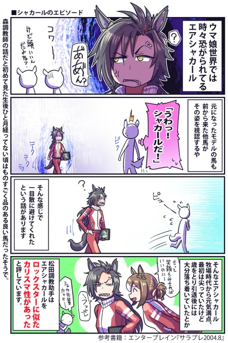 エアシャカールの小ネタ話

#ウマ娘 
