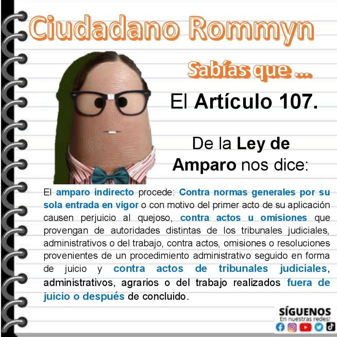 rommynciudadano's tweet photo. 🎩🗣️Artículo 107 de la Ley de Amparo 👮  🎓 

@rommynciudadano @RomansanchezZ @Gob_Puebla @ddhh_scjn @CEC_SCJN @SCJN @LiliaCedillo_ @BUAPoficial @El_Universal_Mx @CNDH @DerechoBuap @CJF_Mx @PerritoCjf @armentapuebla_ 
 
#Legalidad #Amparo #CamaraDeDiputados #BUAP https://t.co/DioJB9A0x7