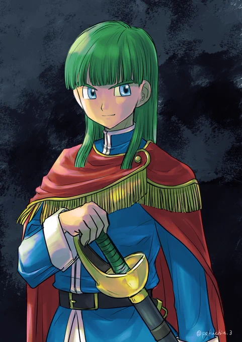 #今月描いた絵を晒そう ドラクエとカービィあわせてちょうど4枚だった!来月はもっと描きたいな 