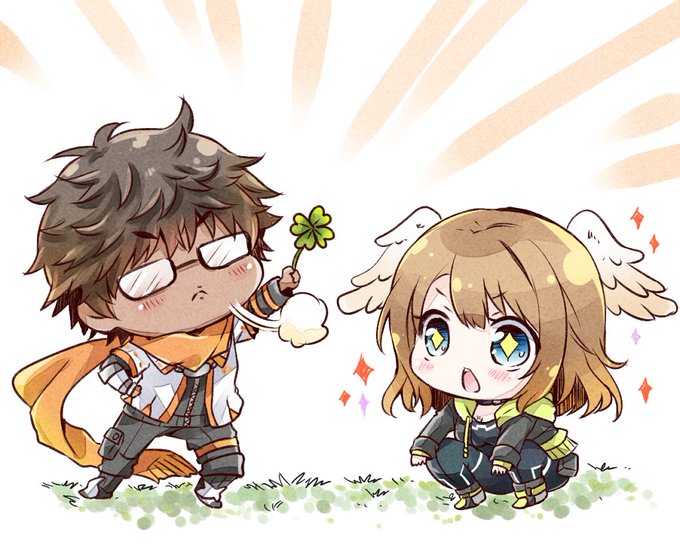 本日はタイユニ一昨日、昨日のイラストとの温度差を目指しました#ゼノブレイド3#XenobladeChronicles3 