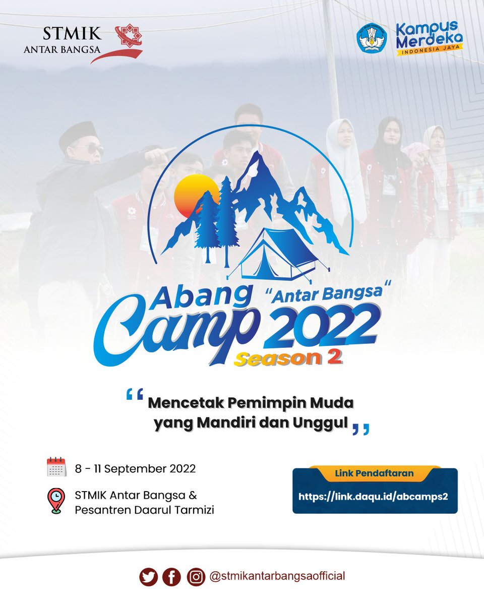 antar_bangsa's tweet photo. Abang Camp Season 2 is COMINGGGG!!! 

Wuhuuuu✨ https://t.co/3pPVC898gF