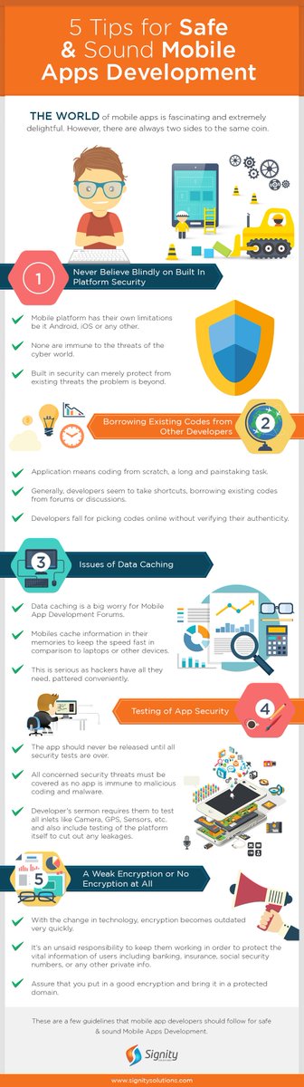 zConSolutions's tweet photo. #Infographic: Here are the 5 tips or important key points that all #AppDevelopers must take into consideration while developing #Apps! 

#devops #cloud #aws #programming #cloudcomputing #technology #developer #linux #python #coding #azure #software #iot #cybersecurity https://t.co/KWpM8cv5bU