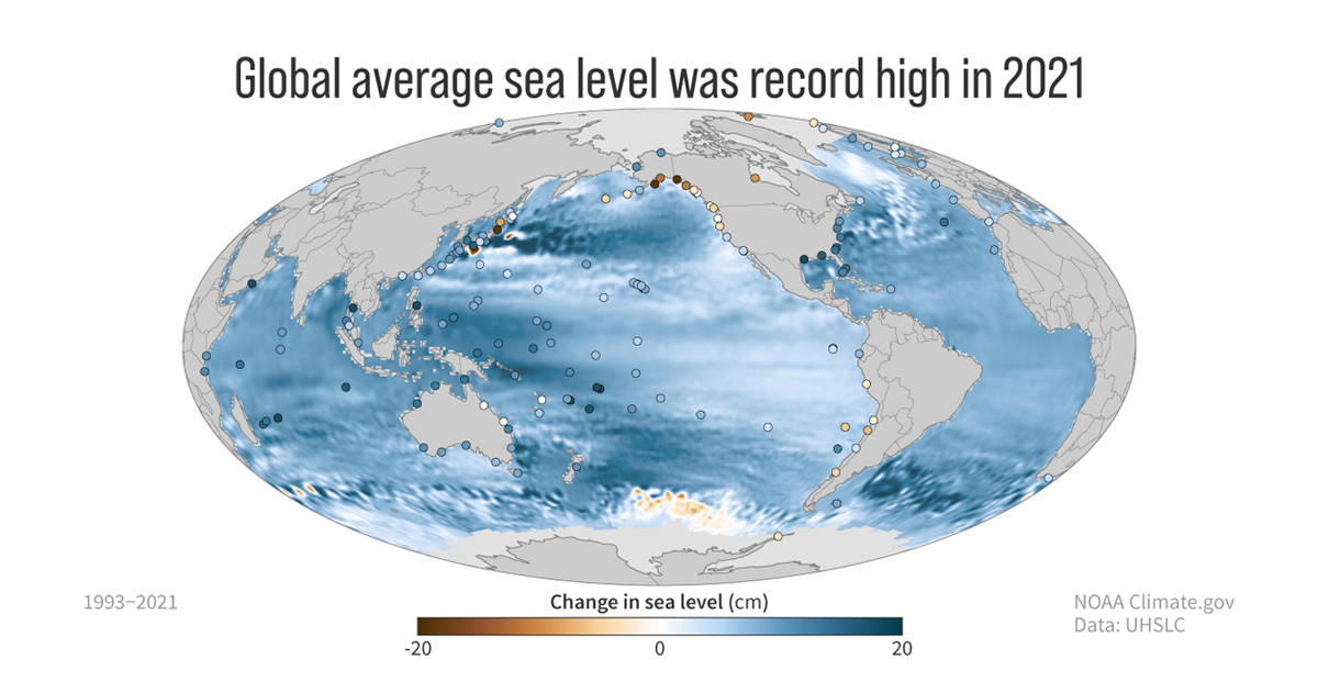 NEW: The 2021 State of the Climate international report from @ametsoc, and led by @NOAANCEI scientists, was released today. Greenhouse gases, global sea levels and ocean heat content all reached record highs last year. bit.ly/3AZTwK8 #BulletinAMS #StateOfClimate2021