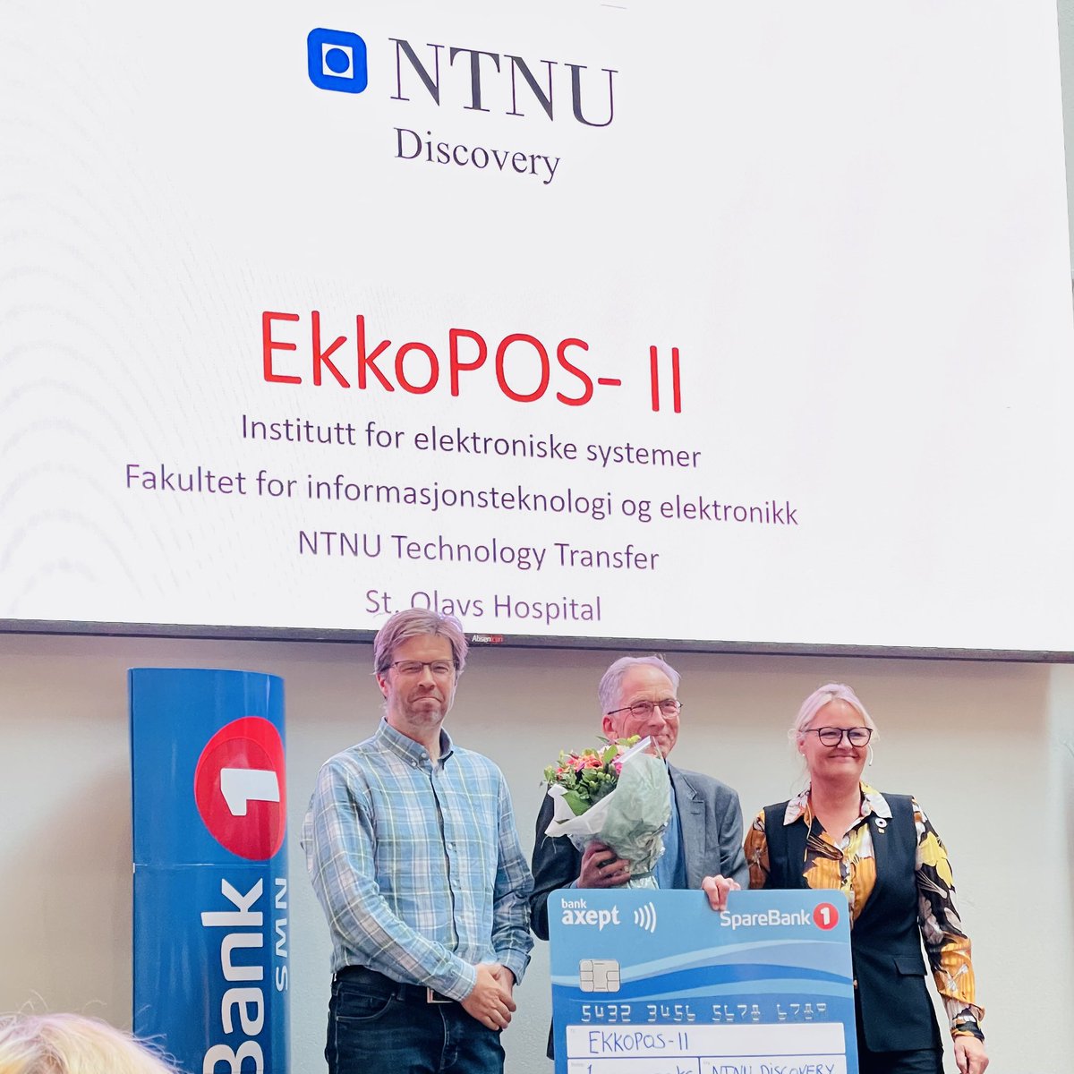 Ekkopos II, fremtidens hjerteultralydsteknologi, ved Tormod Njølstad og hans team vinner NTNU Discovery prosjekt. Dette skal bli spennende å følge videre. #stoltinstituttleder #nyskaping