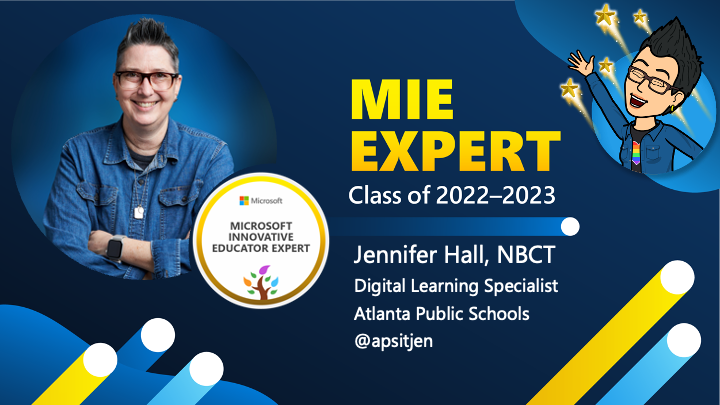 I'm thrilled to be selected to participate in another year of learning and connecting with champion educators in the class of 2022-2023 @MicrosoftEDU MIE Experts.
#MIEExpert #MicrosoftEdu #APSITInspires #edtech @APSInstructTech @apsitnatasha @ahrosser @APSITKrynica