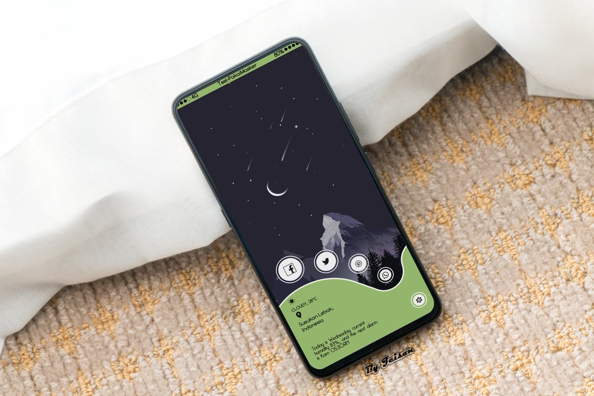 Maskay_klwpdev's tweet photo. Tonight setup, #Nova #setup #set_up #klwp #theme https://t.co/8ftukVGbtZ
