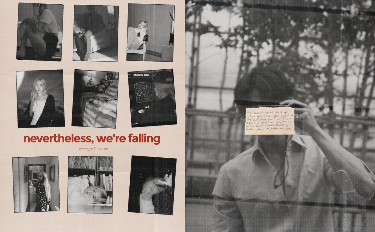 fangruning's tweet photo. nevertheless, we're falling.

— 

a mingyu &amp; rosé au. https://t.co/ELq0V3aZIm