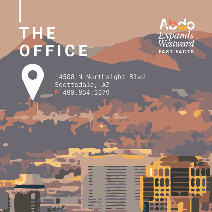 AbdoSolutions's tweet photo. Curious about our firm's expansion? Check out some of these fast facts about our history of growth, our new team members, and our office in the Arizona sunshine.

Still have questions? Read more about the expansion on our website: https://t.co/PQ7Ulb0K2Y

#TeamAbdo https://t.co/mbSJsIMKrJ