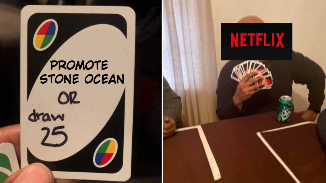 jojosstash's tweet photo. ‼️Only one day left for #stoneocean 's new batch‼️ 
Netflix did this part so dirty man https://t.co/2qVxhUWk19