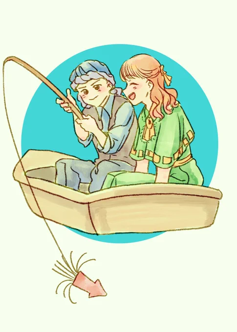 イカ釣りデート 