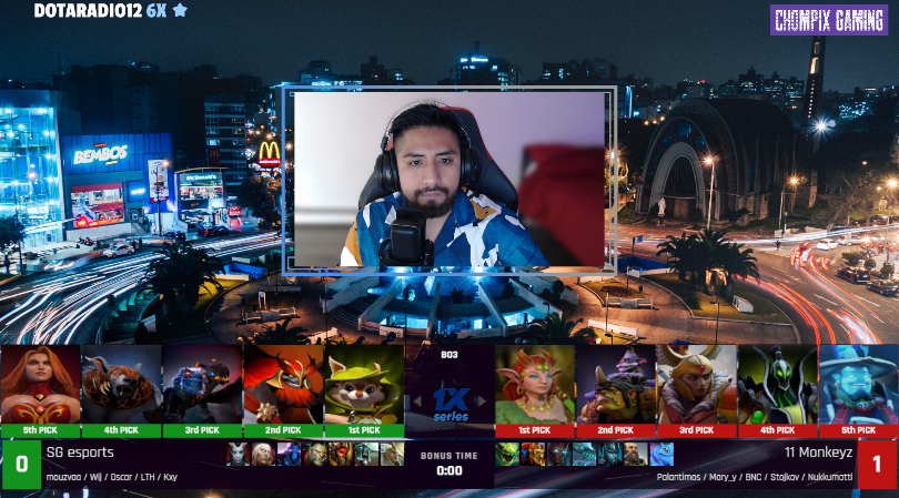 Chompix's tweet photo. 🏆 @1xBet_Esports Dota 2
🔴Game 2 LIVE NOW!
⚔️ @SGesportsBR vs @11Monkeyz
 
📺 https://t.co/FMjiE7yLcY
!bracket !tabela
#CommunityCast #DotaTV https://t.co/AV9q1br5RS