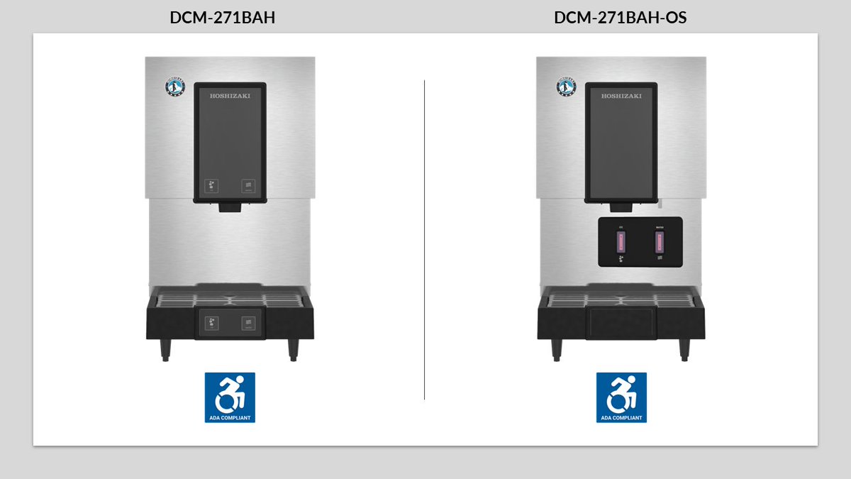 Permul_ltd's tweet photo. Did you know that Hoshizaki has updated the DCM-271BAH and DCM-271BAH-OS ice and water dispensers? More: https://t.co/bduqUnSZ7g
#hoshizaki #ice #water #healthcare #ada #sanitary #clean #handsfree #foodservice #permul #canadiandistributor #canadianwholesaler #WeAreMAFSI https://t.co/AWiDMDL9kT