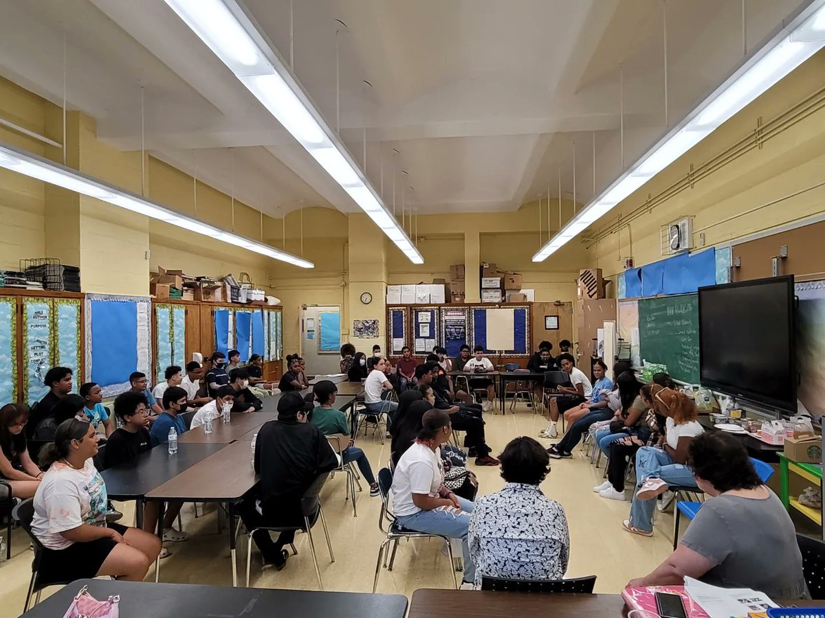 Day 2 of our Summer Bridge program. Our phenomenal student leaders facilitating our Welcome circle and Q&A session.